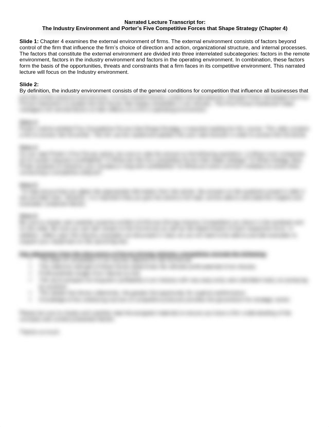 478 Industry Environment and Porters Five Forces NL transcript Ch 5_drm1dasky8l_page1