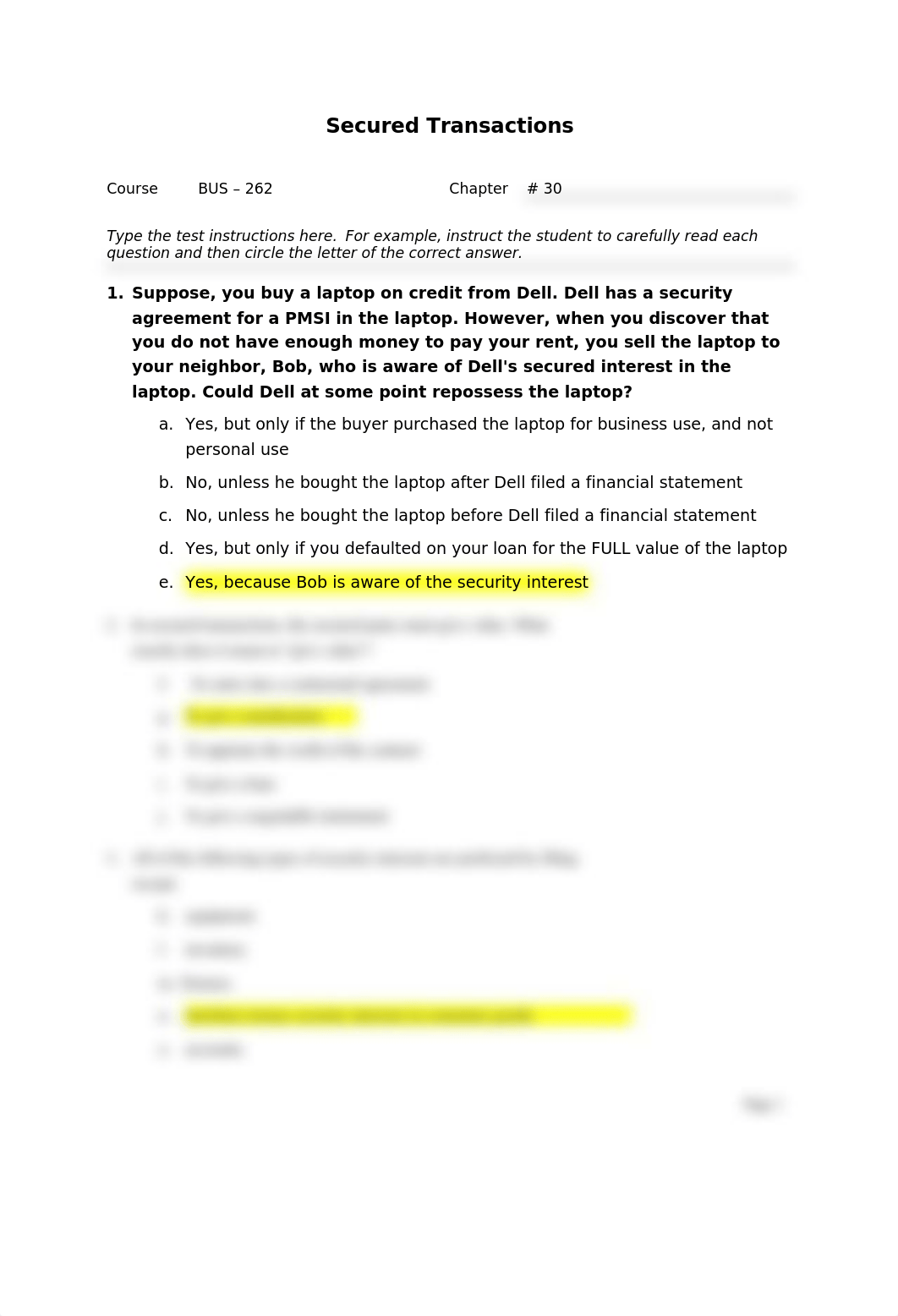 Exercise - Chapter 30  multiple choice_drmb9i820oe_page1