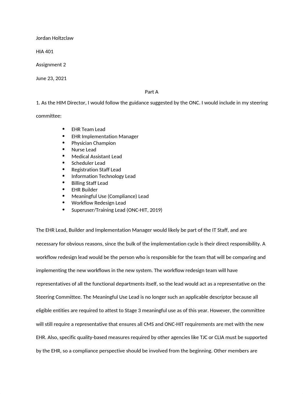 J Holtzclaw HIA 401 Assignment 2.docx_drmot2w136y_page1