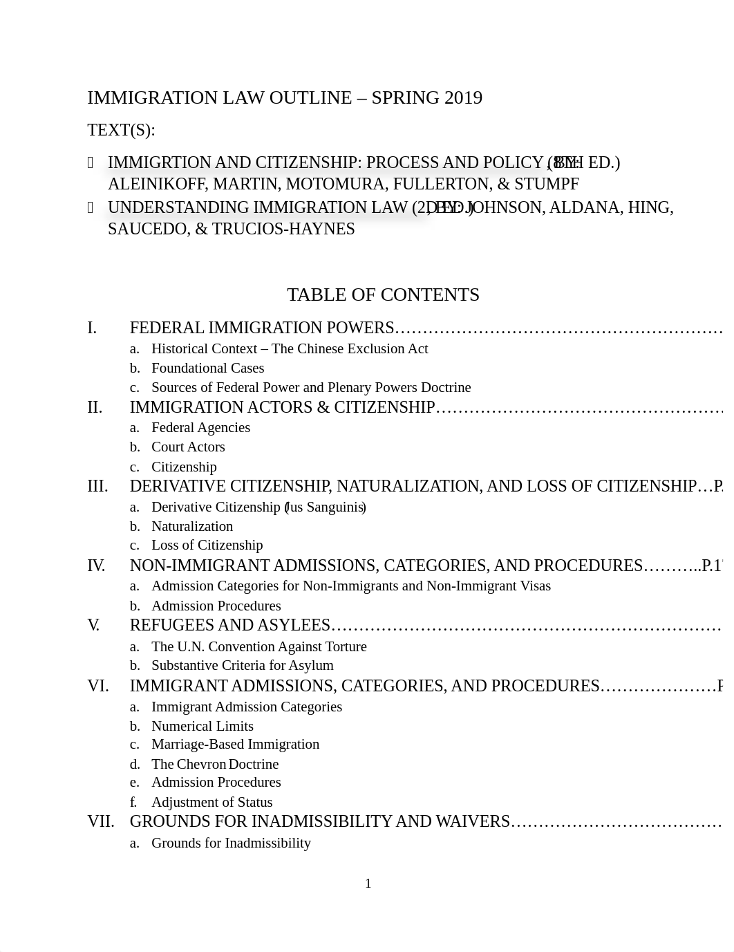 IMMIGRATION LAW OUTLINE Moore 2019.docx_drmvvjgzfq4_page1