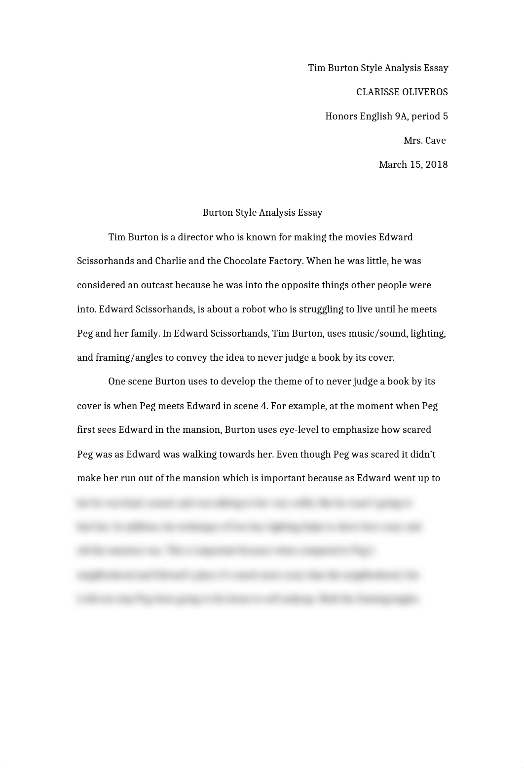 Tim Burton Style Analysis Essay.docx_drn4vlr4qx4_page1