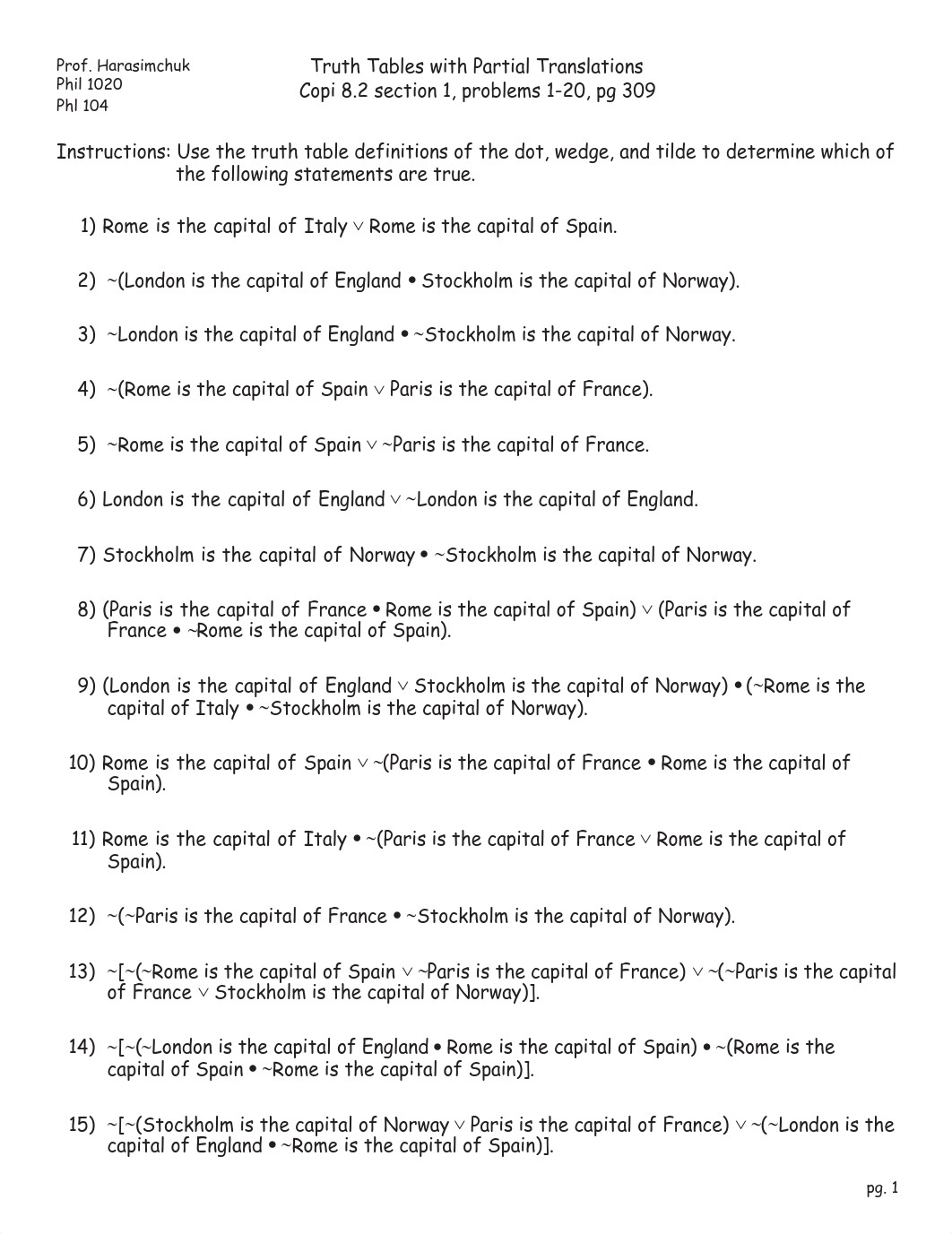 1 Truth Table Problem Sets Packet (C & H).pdf_drn655m1aim_page1