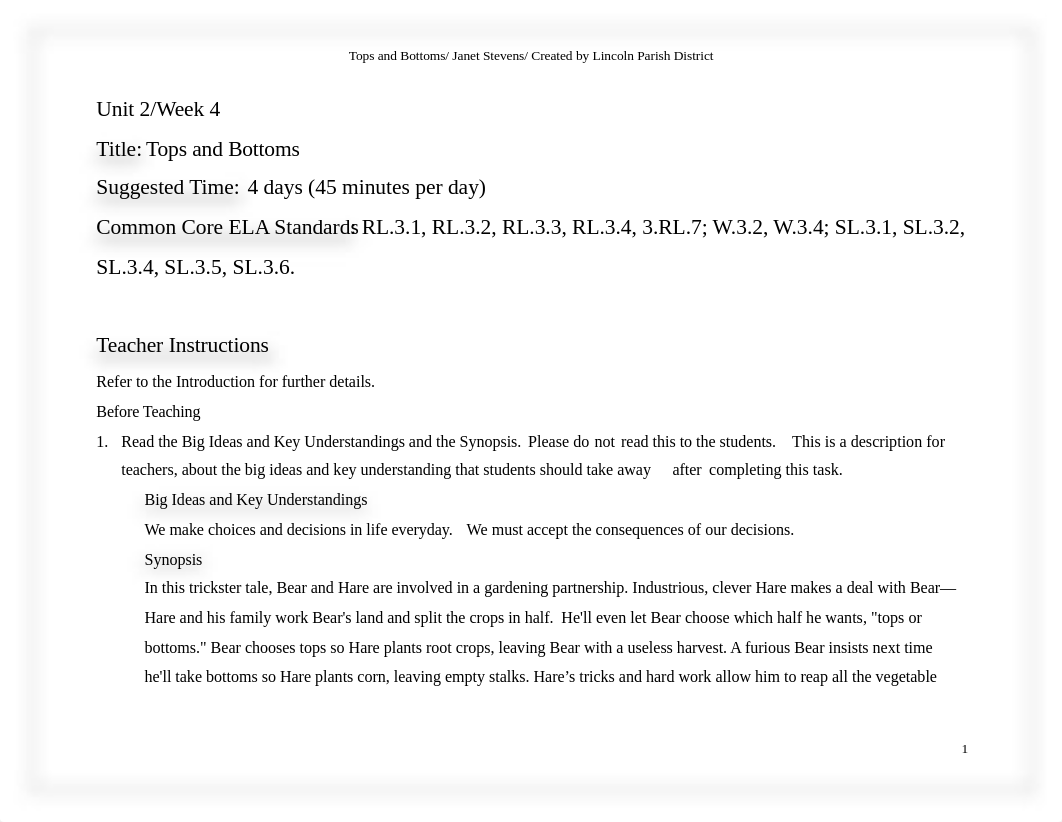 3. Tops and Bottoms. lesson - Basal.doc_drn6ns7vji4_page1