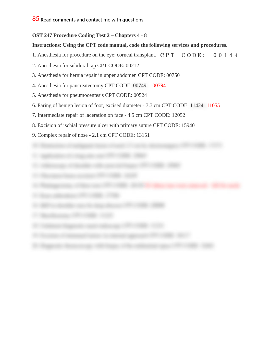 OST 247 Procedural Coding Test 2 BRYANNA CUSTIS-2.docx_dromlnh63as_page1