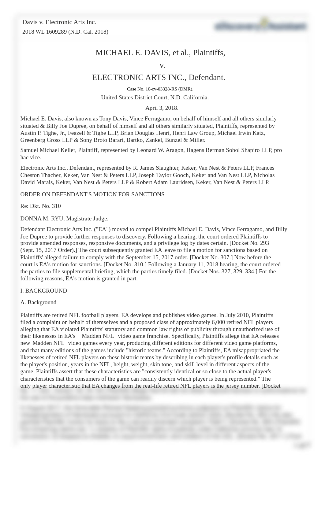 Davis-v.-Electronic-Arts-Inc._2018-05-08-02_14_48-0400.pdf_drosvxya7t2_page1