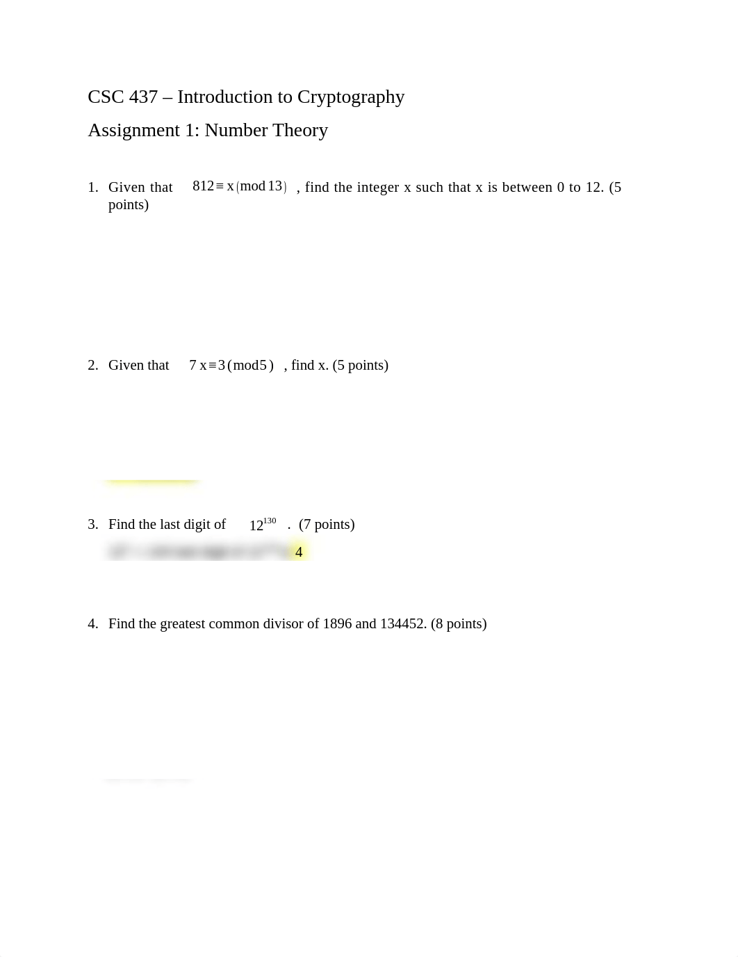 Cryptography - Assignment 1 - Number Theory -Tayfel.docx_drotno7fvzs_page1