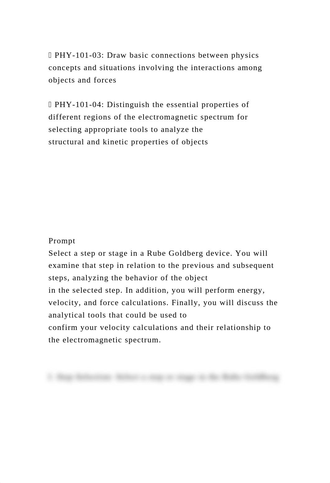 PHY 101 Final Project Guidelines and Rubric  Overview .docx_drovwascdlu_page4