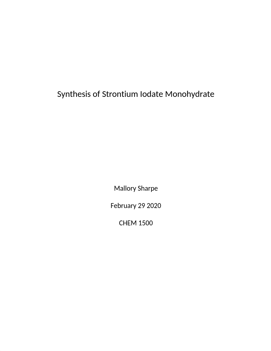 Synthesis of Strontium Iodate Monohydrate.docx_drow5ots5t3_page1