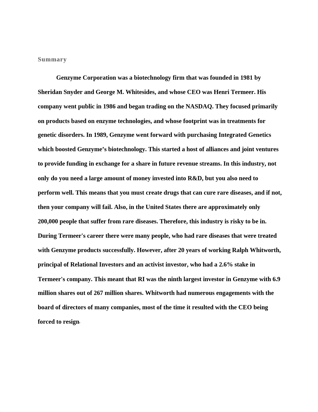 Genzyme and Relational Investors Case study 4 -Lykel Collier.docx_drpczn6aho6_page2