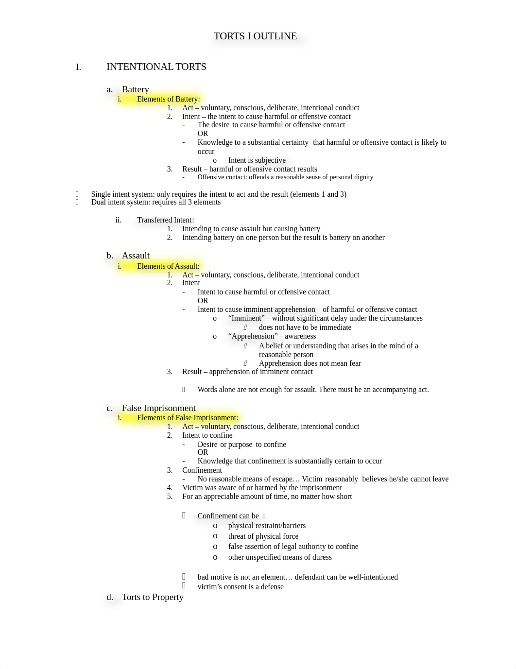 TORTS OUTLINE.docx_drpdj768dyg_page1