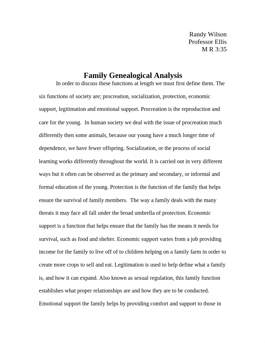 Family and Procreation Genealogical Analysis Essay_drpjvdfnm64_page1