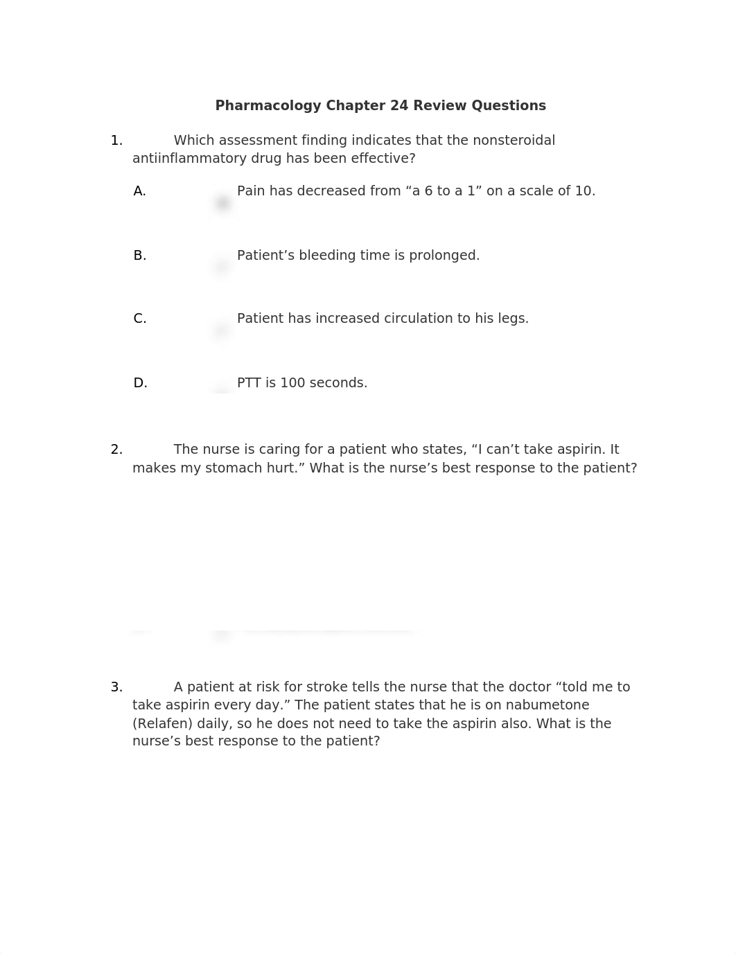 Pharmacology Chapter 24 Review Questions.docx_drpqwsxgx4g_page1