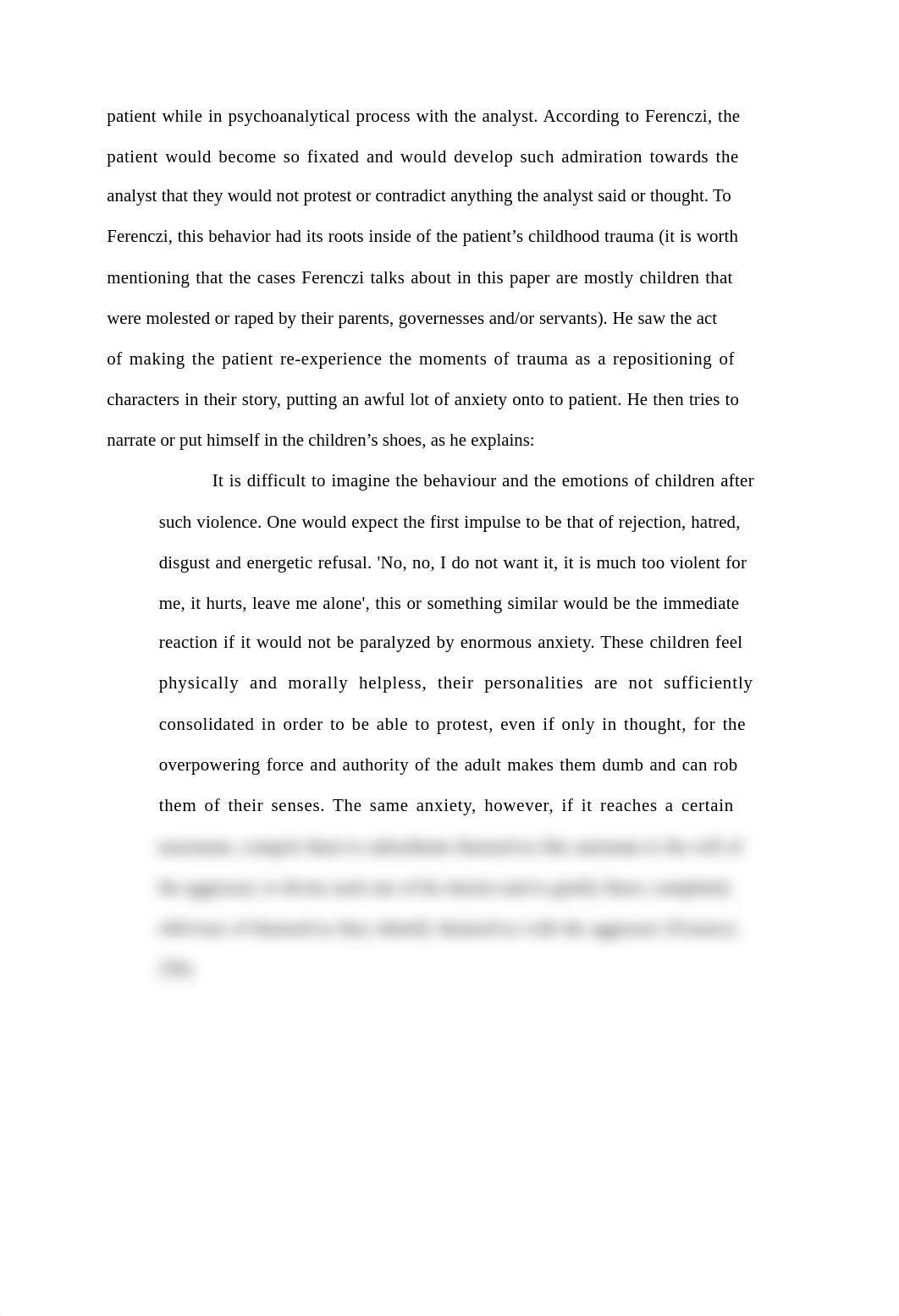 Fanon and his take on the Identification with The Aggressor Witin "Black Skin, White Masks." .docx_drptvmjkw75_page2