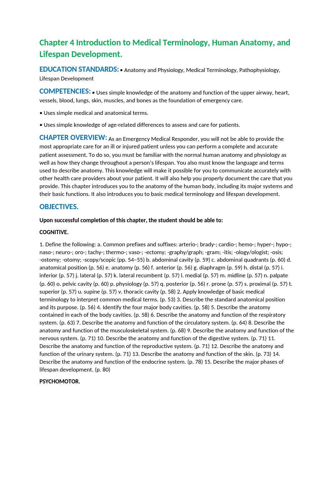 Chapter 4 Introduction to Medical Terminology, Human Anatomy, and Lifespan Development.docx_drpwr4mhbzi_page1