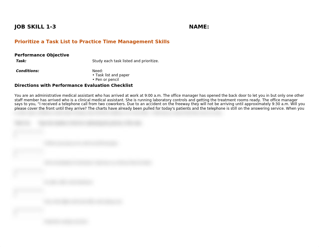 Job Skill 1-3 Prioritize a Task List to Prace Time Management.docx_drqd817i1so_page1