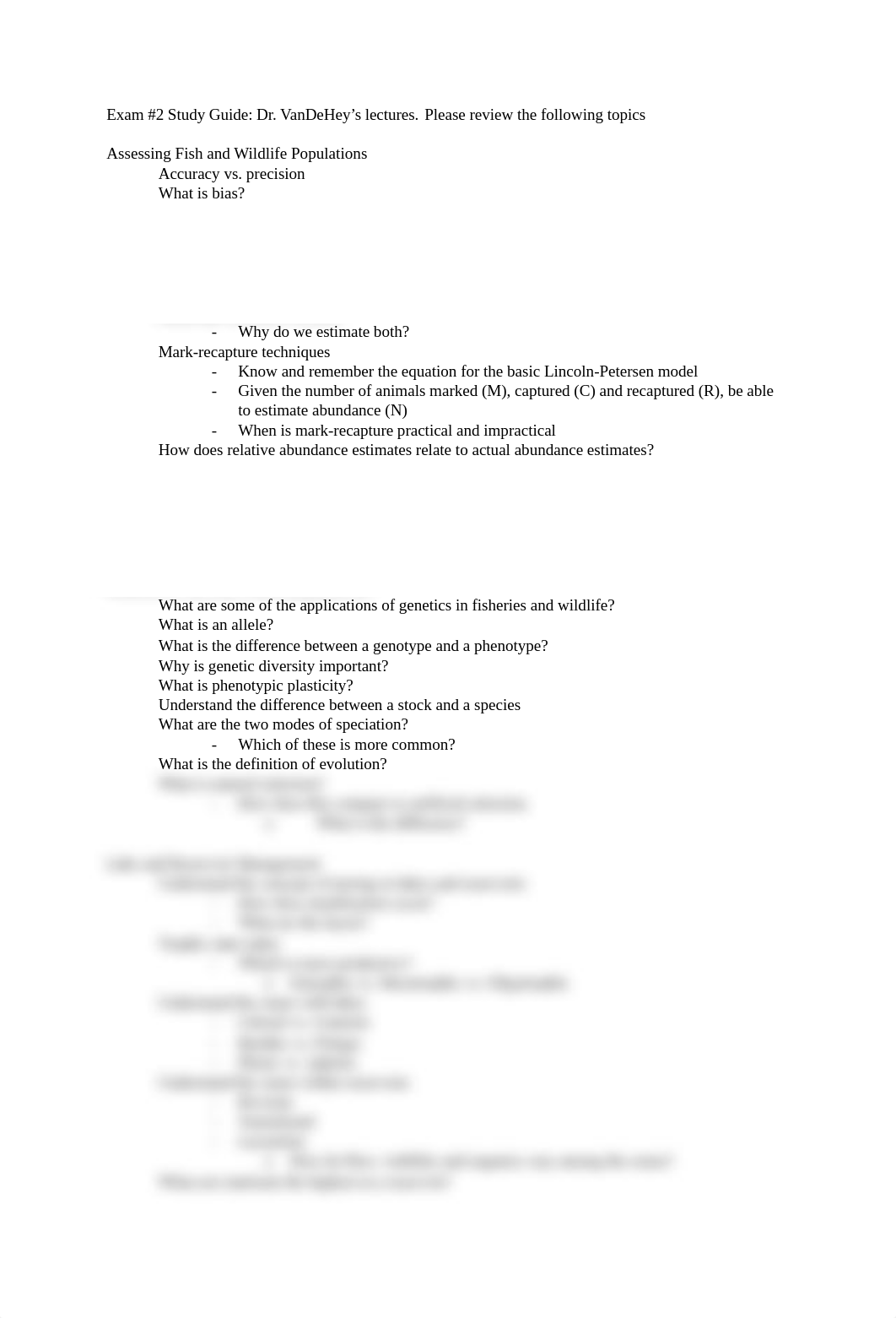 NRES 250 study guide test 2.docx_drqlfr9ypl7_page1