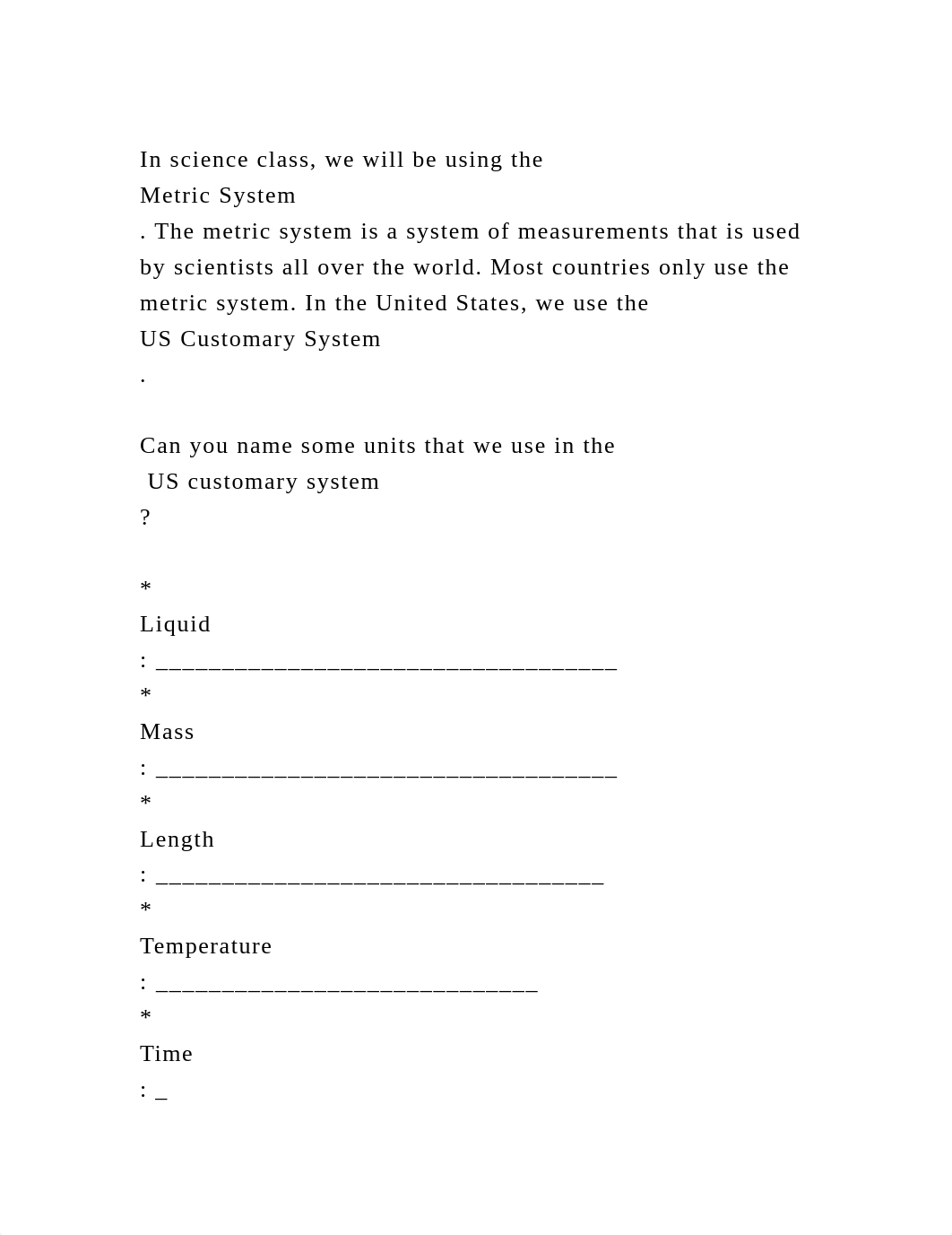 In science class, we will be using the Metric System. The metric.docx_drqo3j4xm2f_page2