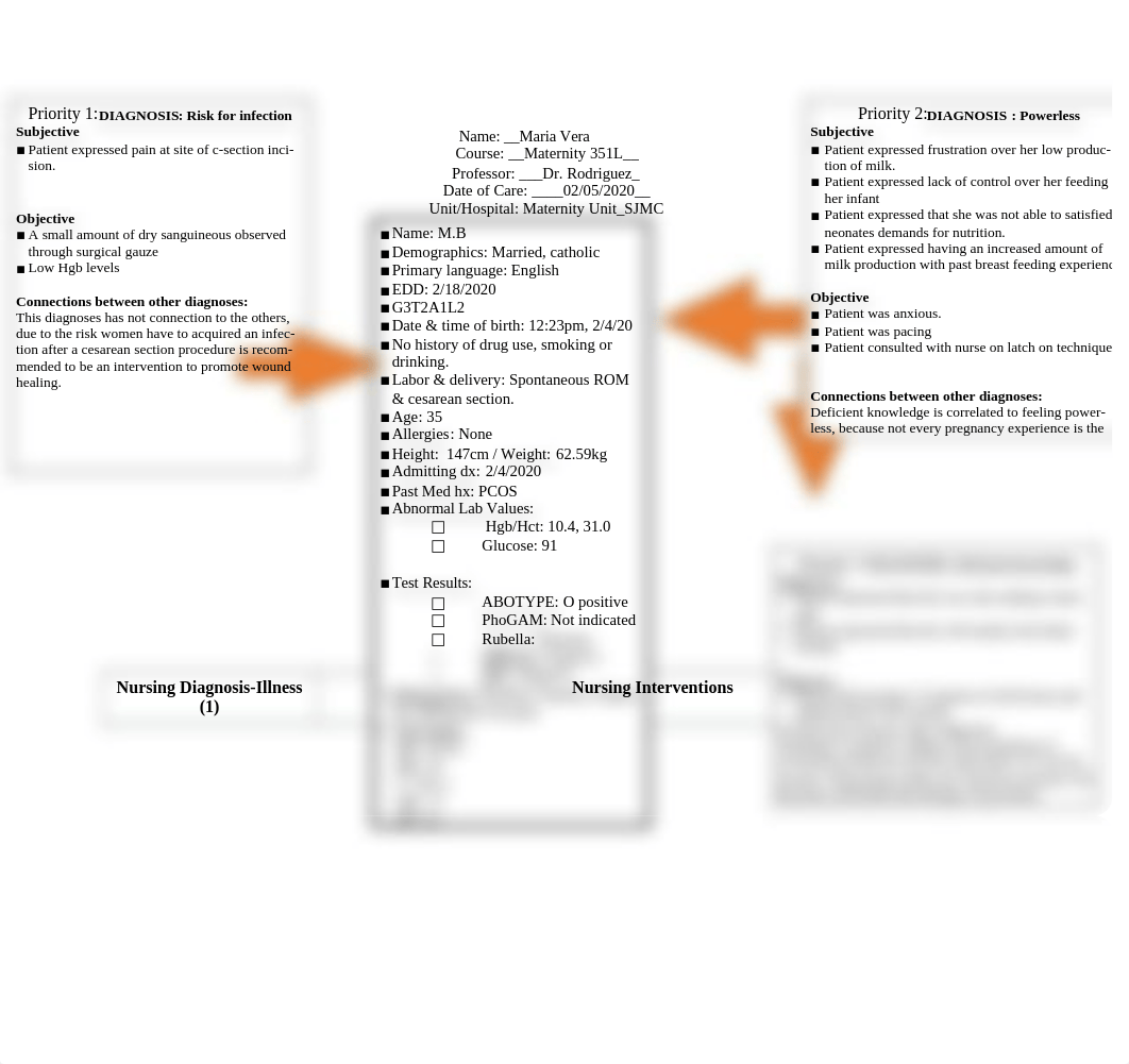 NUR 351 Nursing Care Plan- Maternity 2.docx_drqstt71tm6_page1