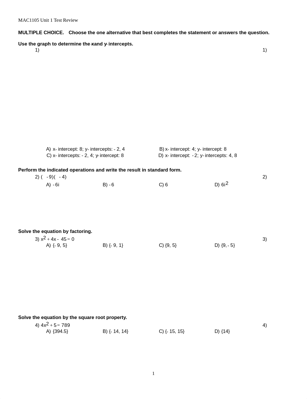 MAC1105 Unit 1 Test Review.pdf_drr2x4vnwn2_page1