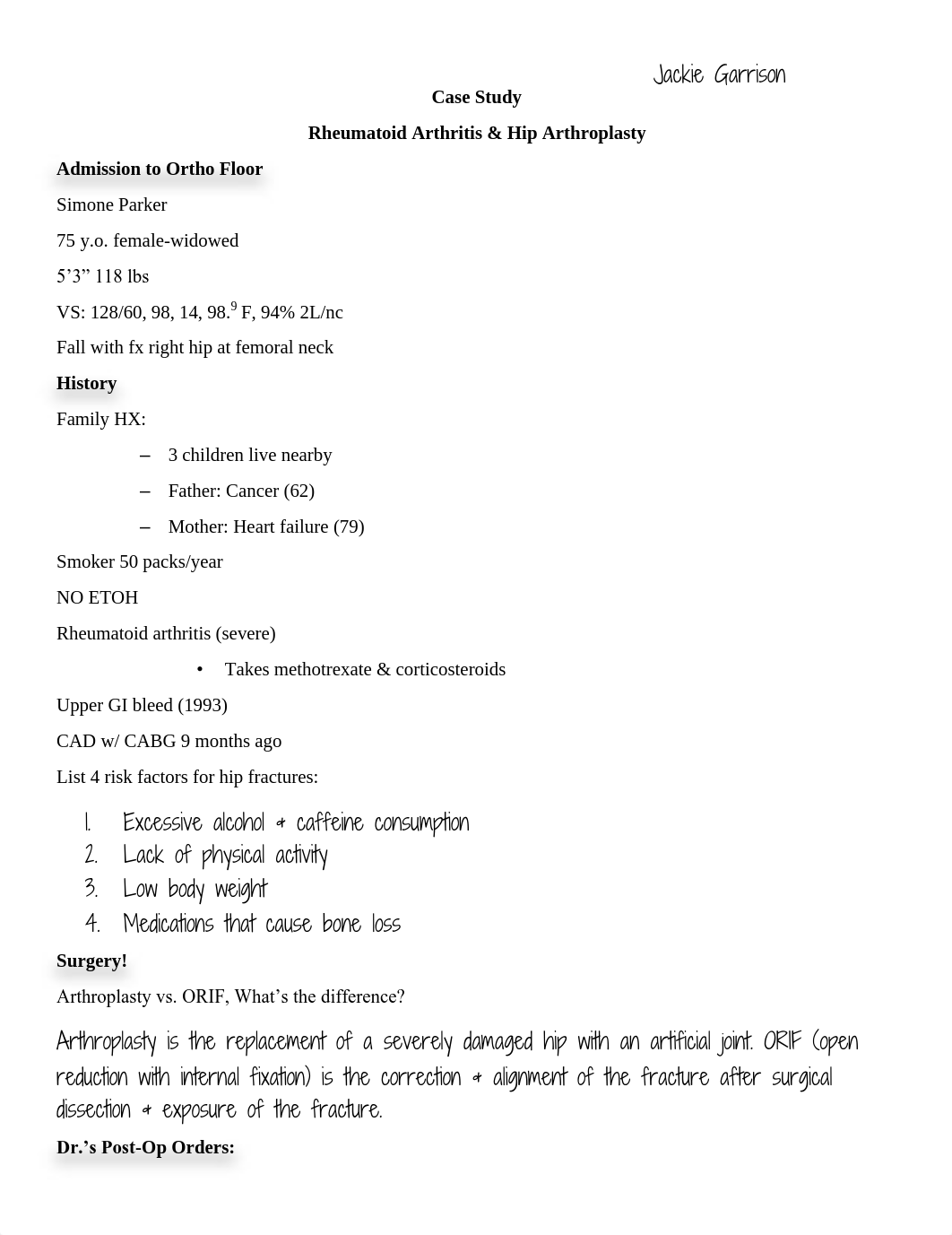 Rheumatoid Arthritis & Hip Arthroplasty Case Study.pdf_drr4jsw1ey2_page1