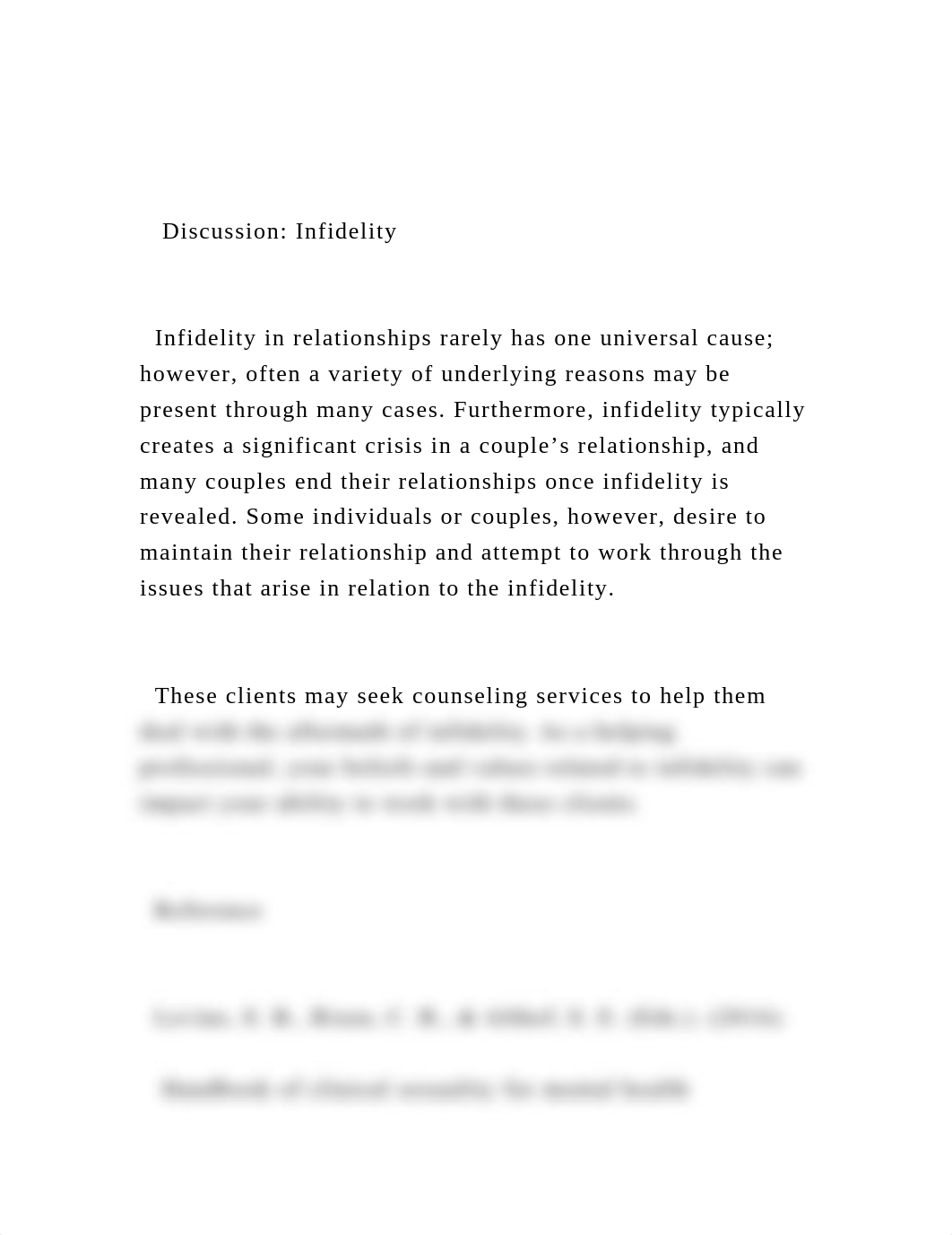 Discussion Infidelity    Infidelity in relationships rare.docx_drra0sxx4kn_page1