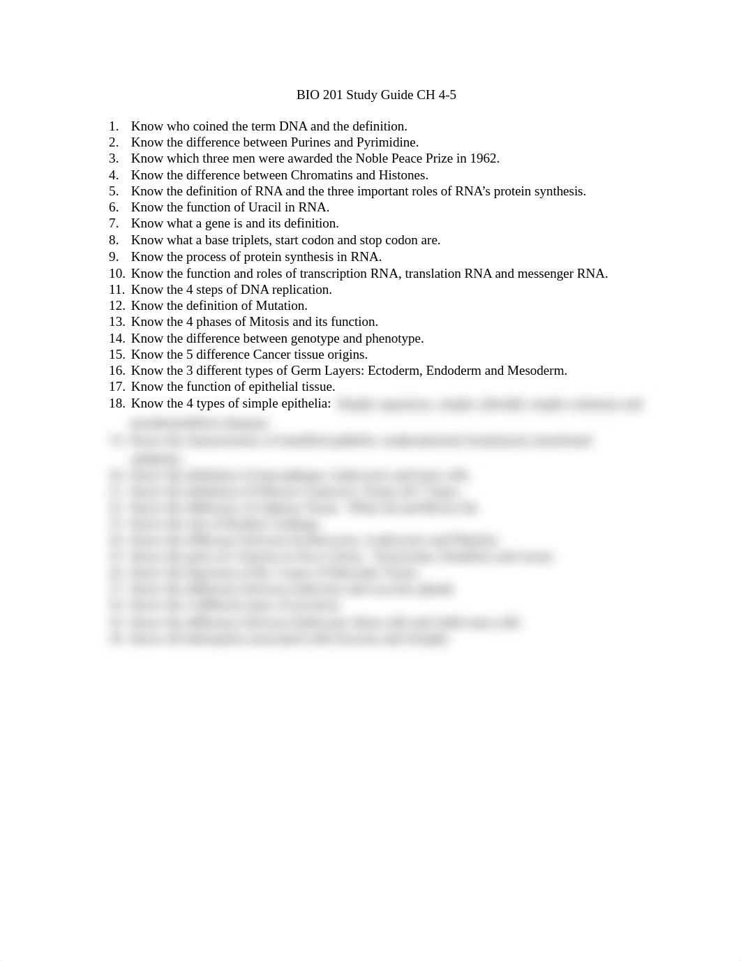 BIO 201 Study Guide CH 4-5_drrato48qy6_page1