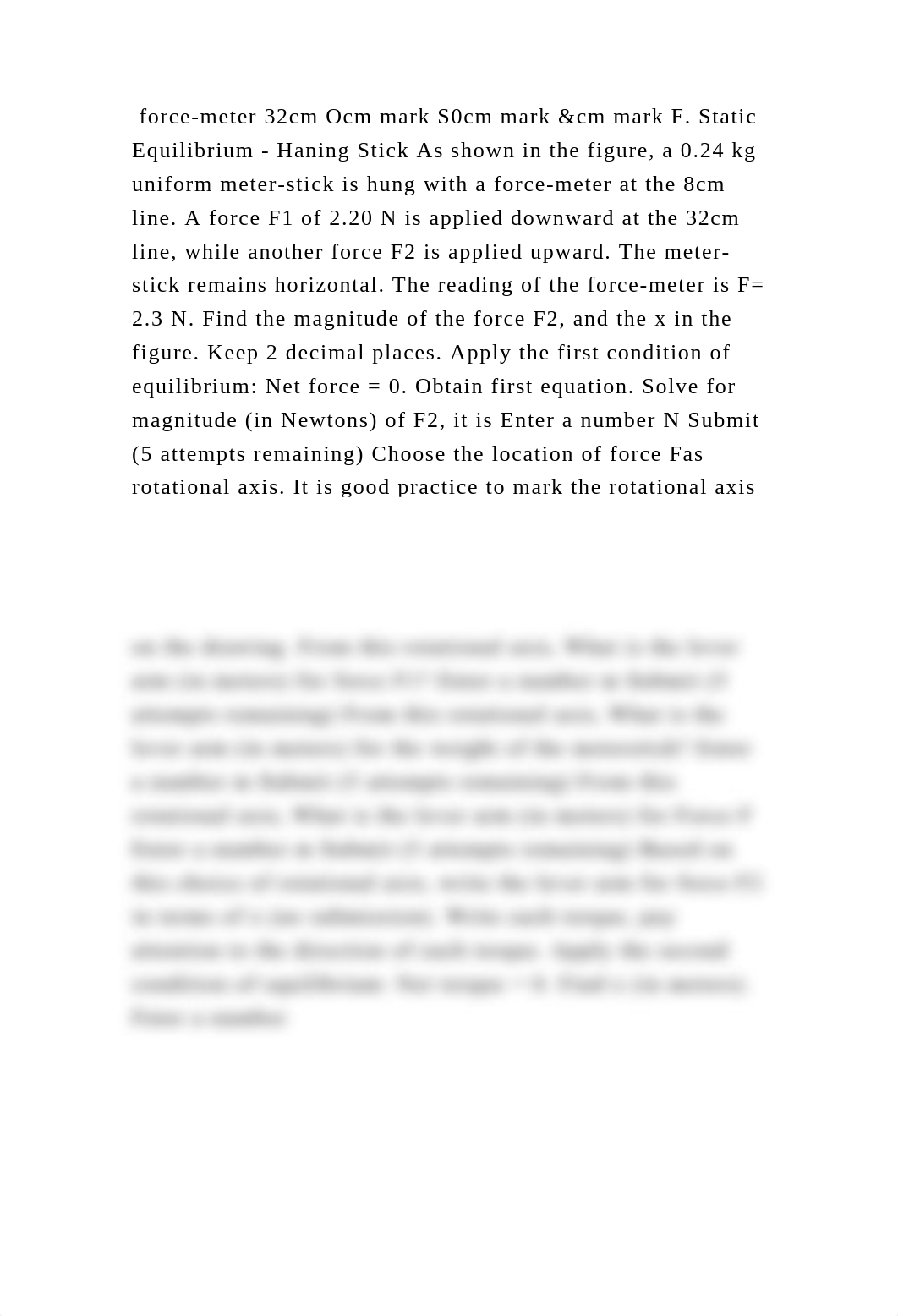 force-meter 32cm Ocm mark S0cm mark &cm mark F. Static Equilibrium - .docx_drrfs34nsms_page2