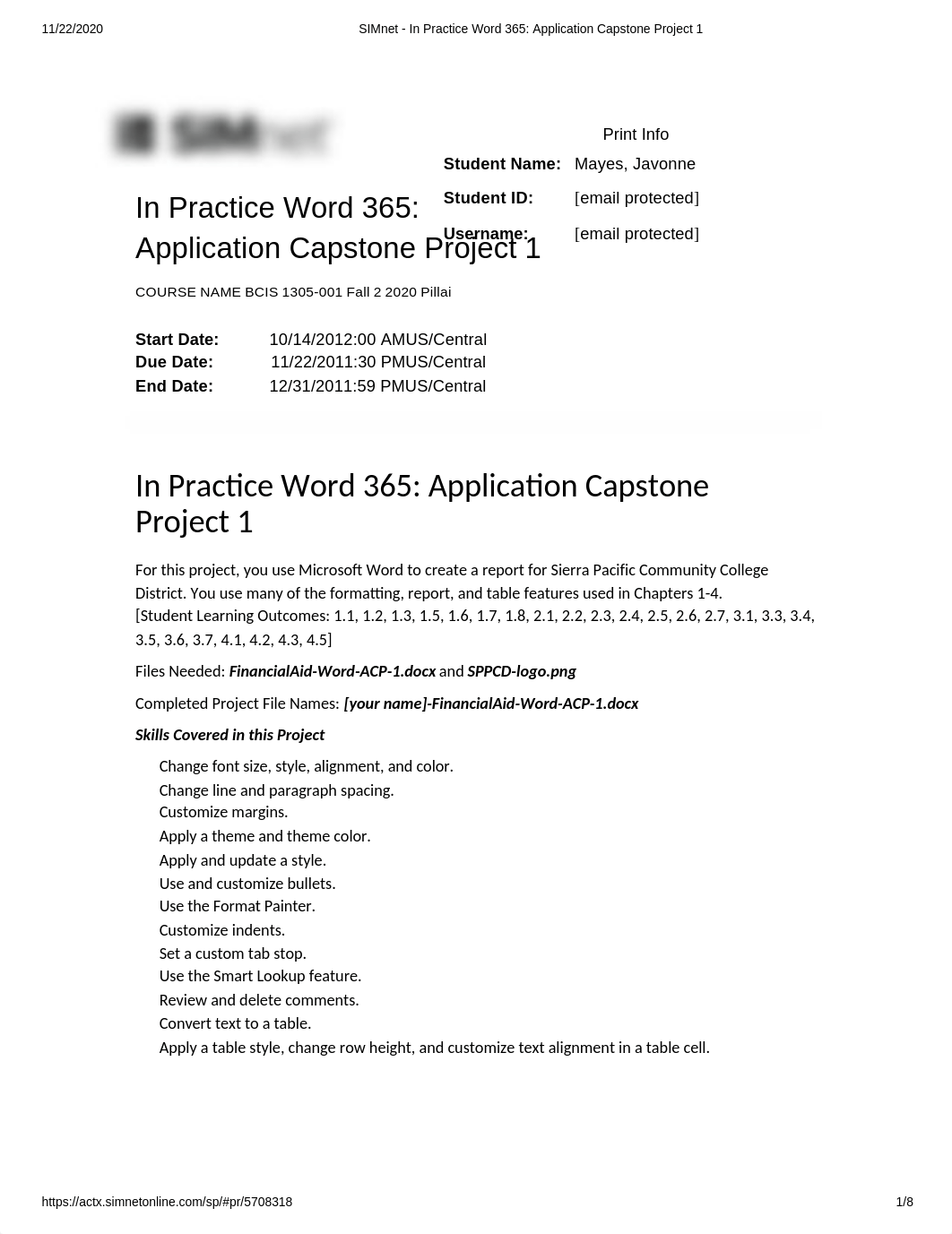 SIMnet - In Practice Word 365_ Application Capstone Project 1.pdf_drrlzmcsg4t_page1