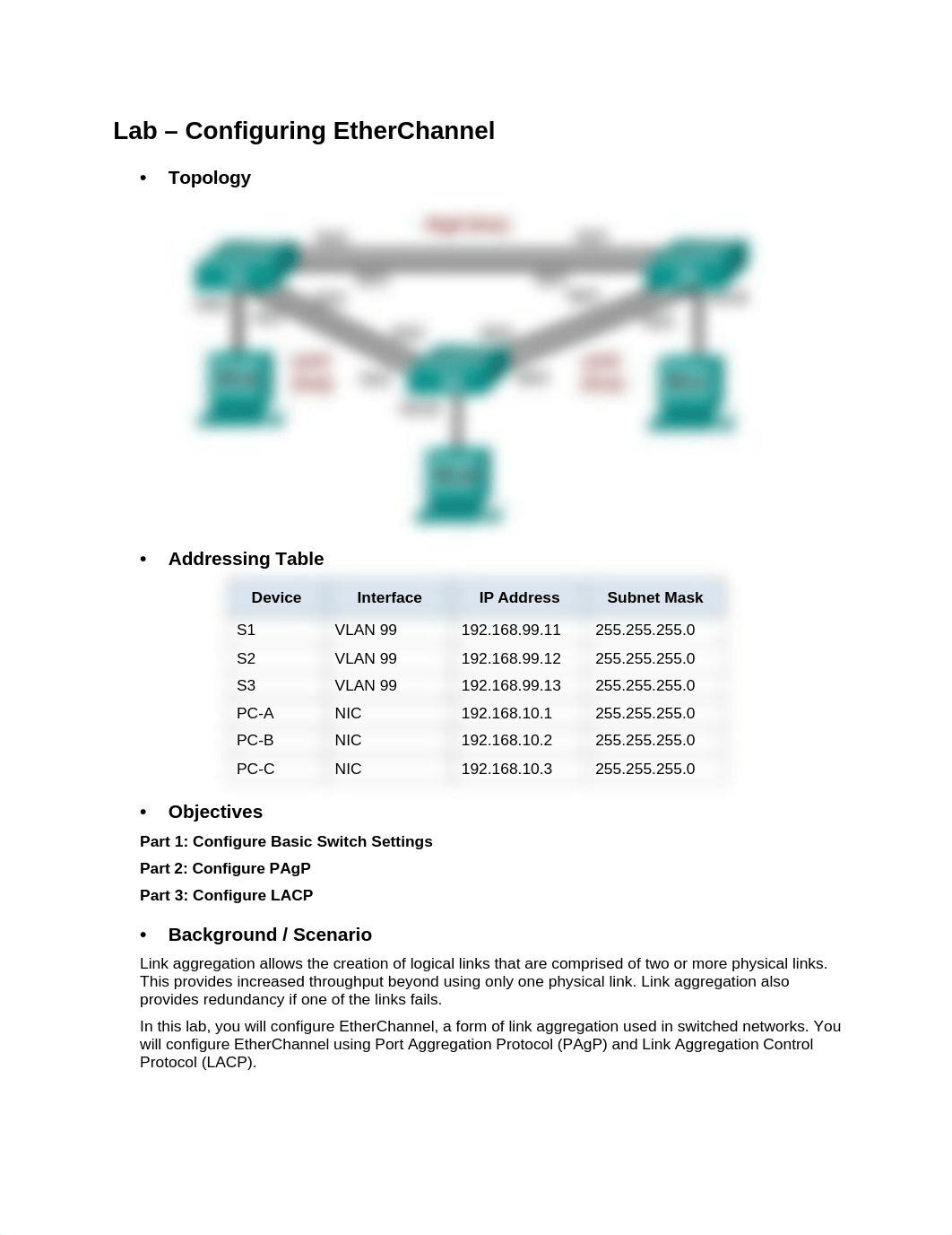 4.2.1.4 Lab - Configuring EtherChannel - CTJ.docx_drs129by8e3_page1