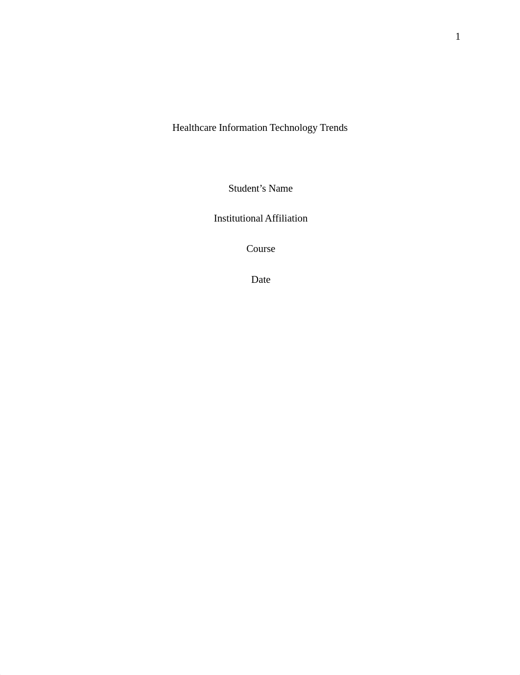 Healthcare Information Technology Trends - 2 Pages.docx_drs1ue9wzp8_page1