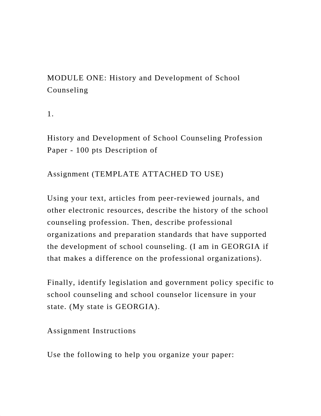 MODULE ONE History and Development of School Counseling1..docx_drs4a1a4hhd_page2