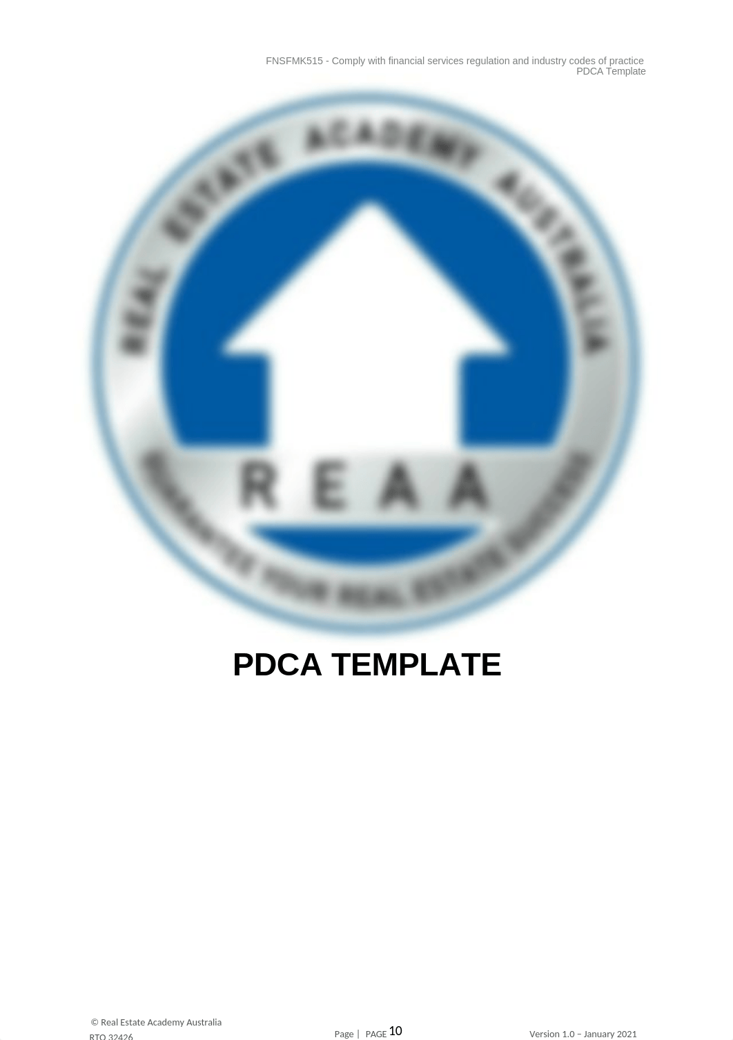 FNSFMK515 - PDCA (Template) v1.1.docx_drsb1iu3mzj_page1