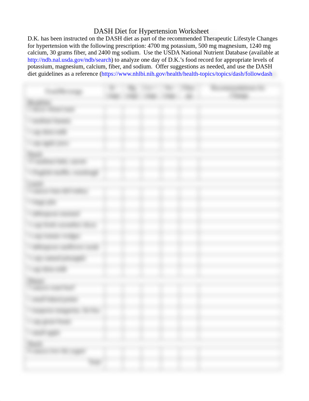 DASH Diet for Hypertension Worksheet.pdf_drsen4jewjo_page1