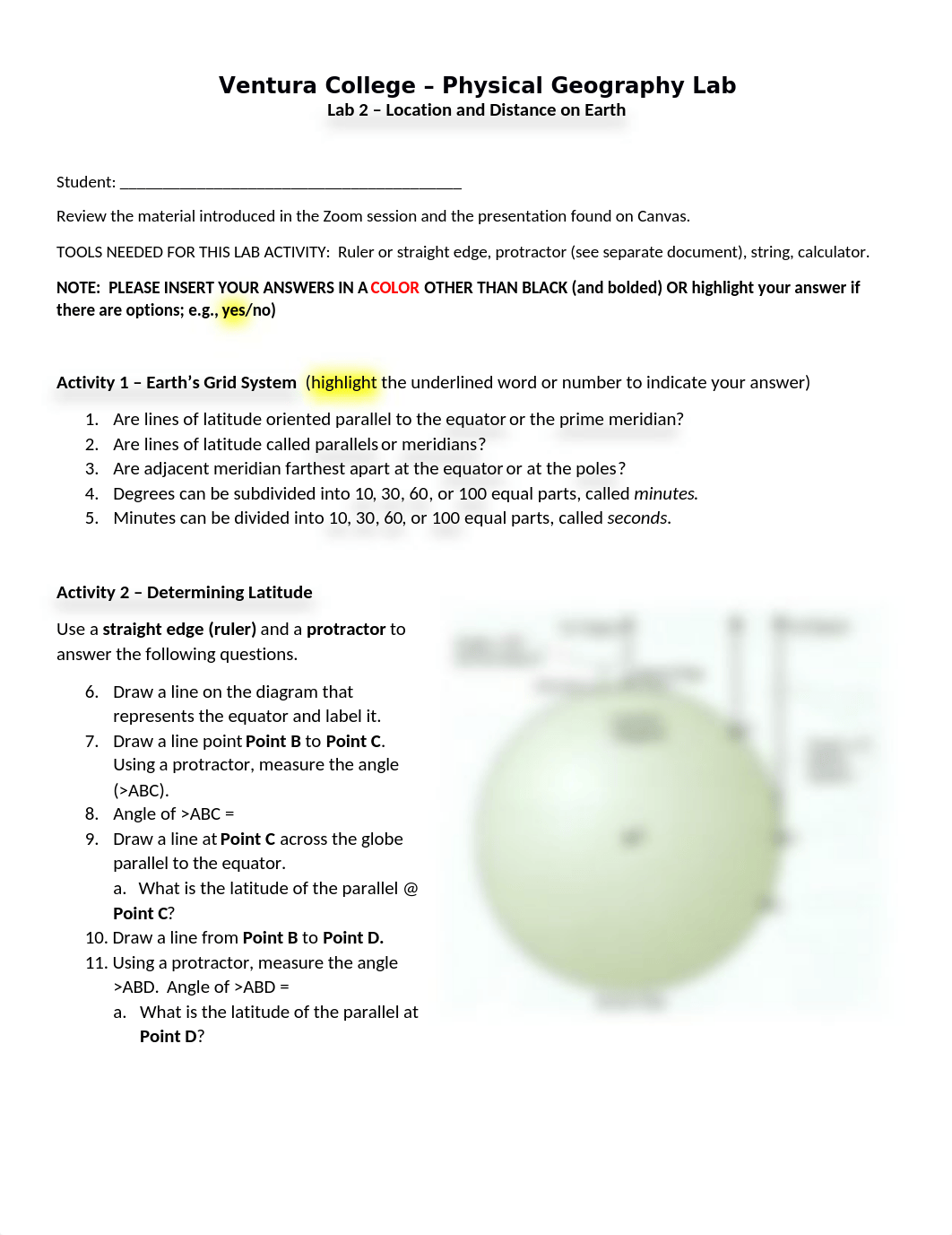 Worksheet - Lab 2- Location and Distance on Earth.docx_drshoqi6mhd_page1