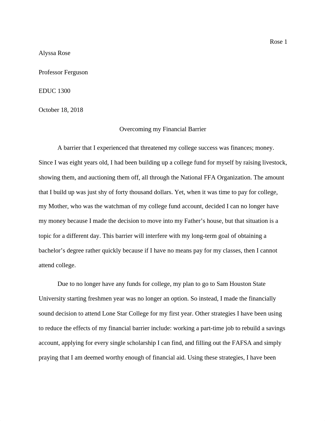 Path to success essay Alyssa Rose.docx_drsmx0q143j_page1