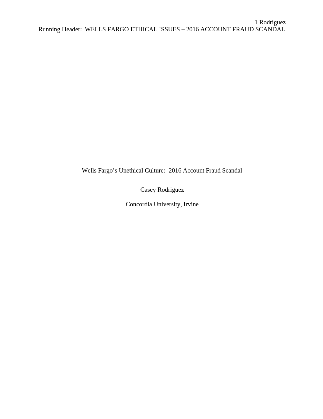 Wells Fargo Ethics Scandal - Casey Rodriguez.docx_drt1gugzewk_page1