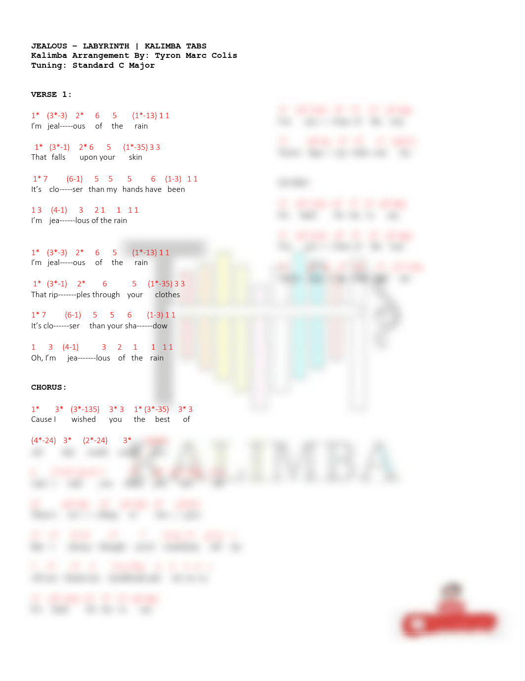 Jealous Kalimba Tabs.pdf_drt654yljyc_page1