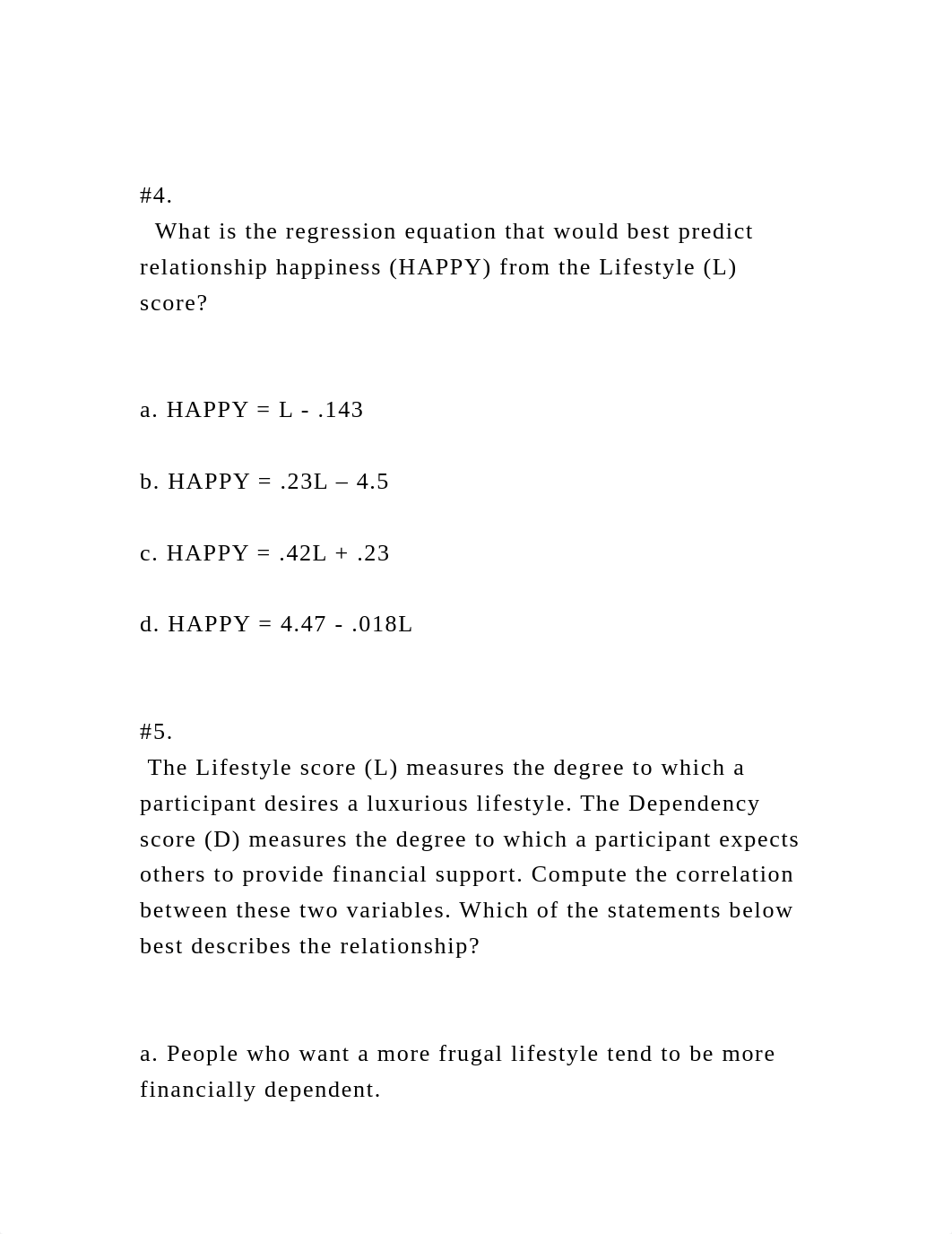 Statistics Exercise V Correlation and RegressionThese weekly .docx_drt6h8u61ff_page4