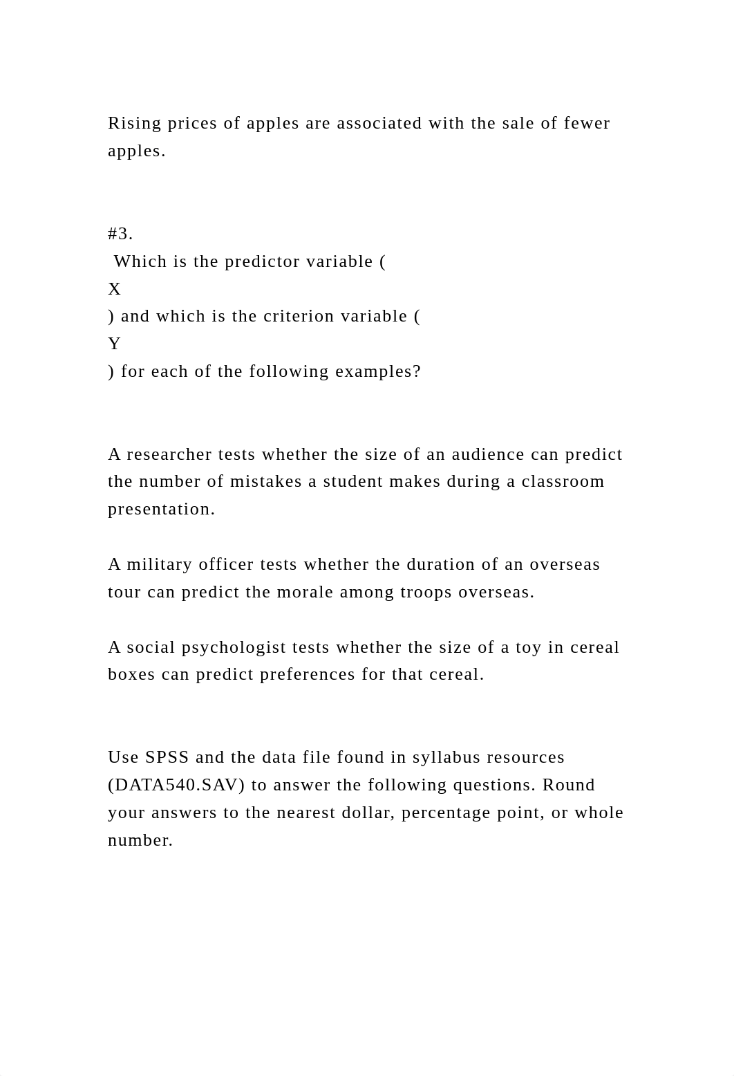 Statistics Exercise V Correlation and RegressionThese weekly .docx_drt6h8u61ff_page3