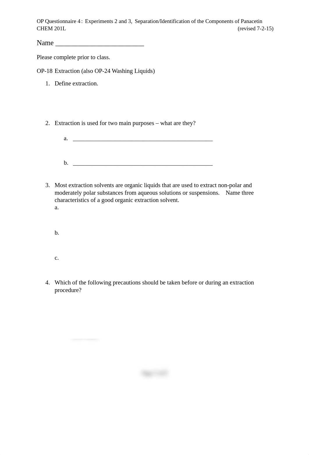 OP Questionnaire  4b - Experiments 2 and 3, Panacetin_drt9zoxqr76_page1