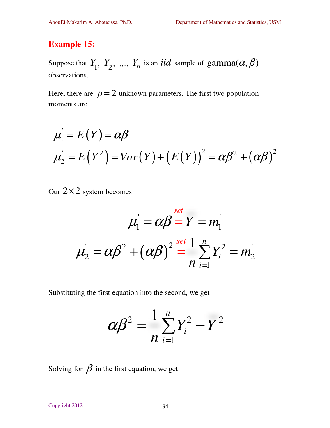 Chapter 9 - - Properties of Point Estimators and Methods of Estimation (part 2)_drtb502iynx_page4