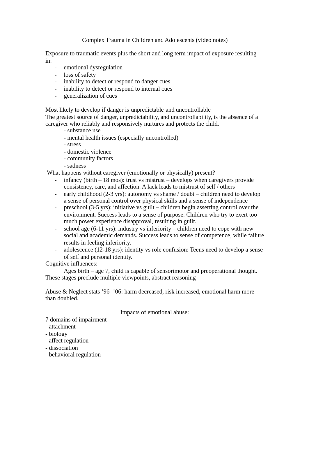 notes Complex Trauma in Children and Adolescents.doc_drtl4q6ttbj_page1