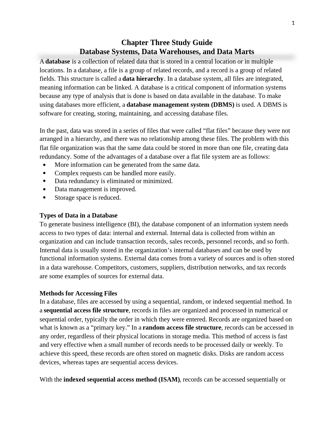 BUS 330 STUDY GUIDE Chapter Three (1).docx_drtmlrr35t0_page1