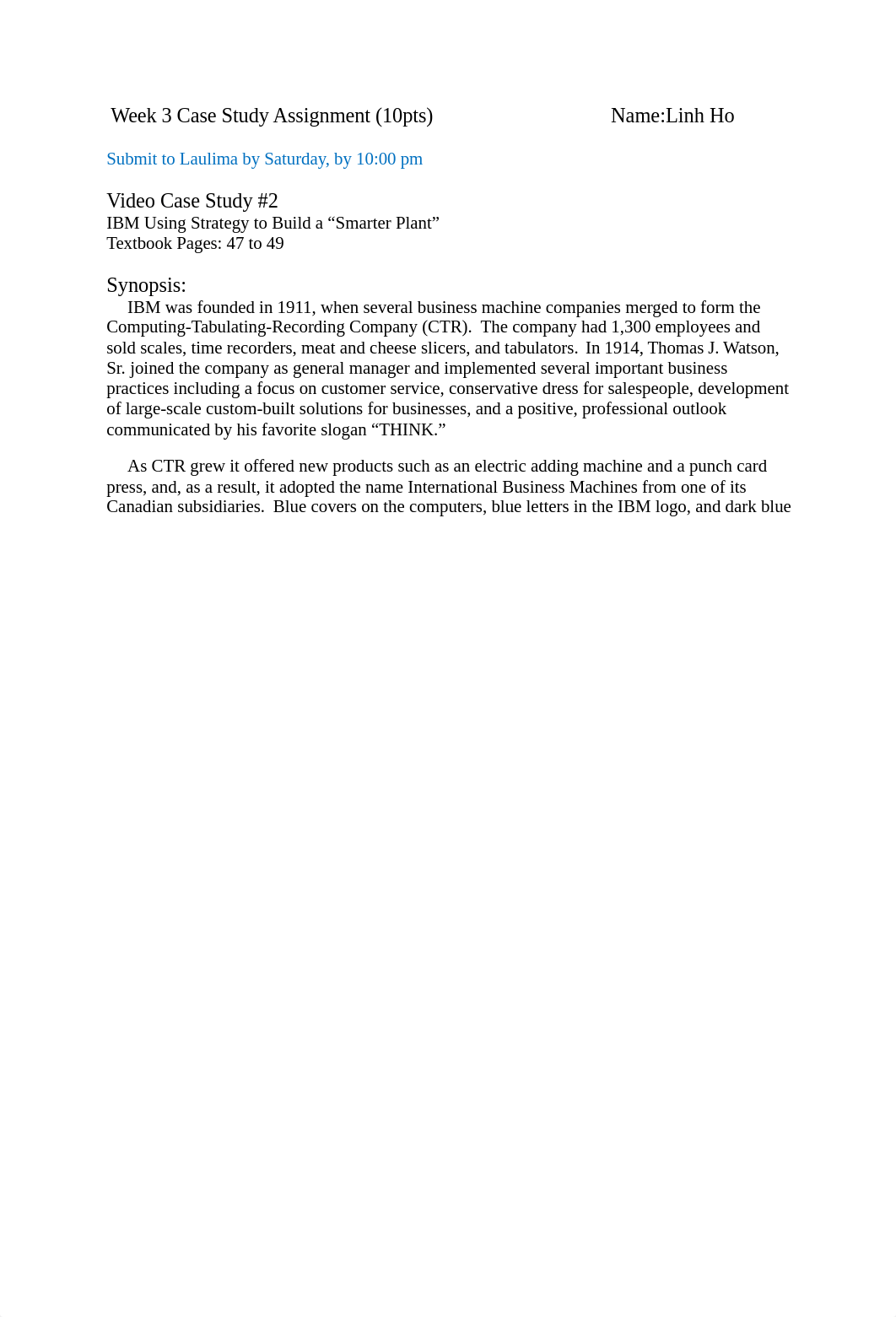 Week 3 Case Study Assignment_IBM.docx_drts3sm6676_page1