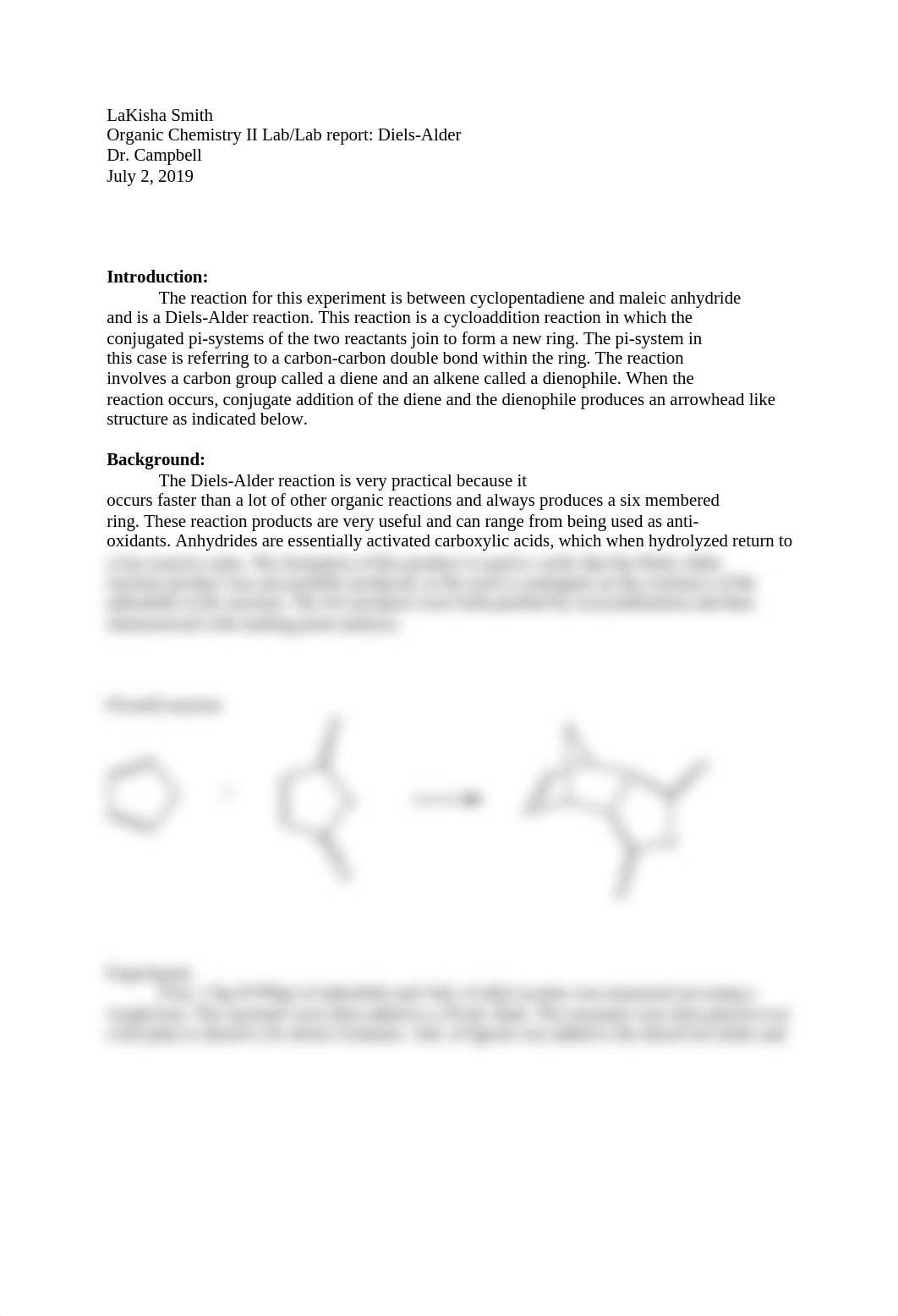 Diels-Alder lab report Ochem II.docx_drts944eebw_page1