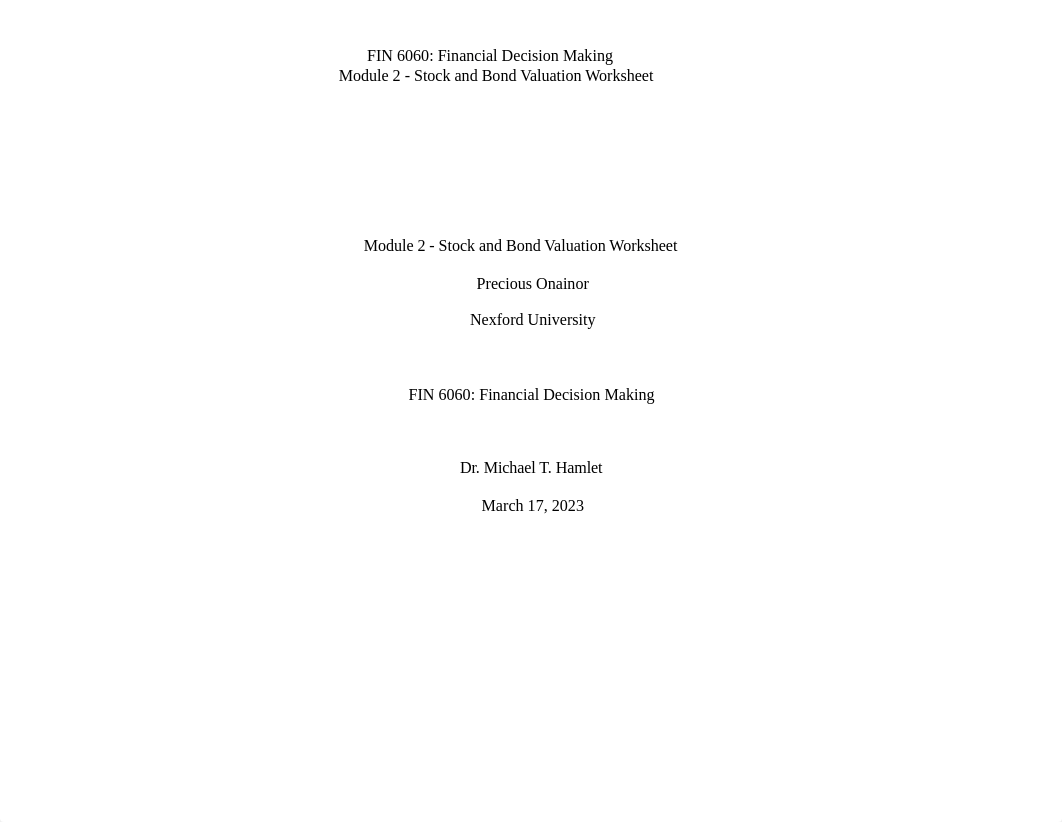 FIN 6060 Module 2 - Stock and Bond Valuation Worksheet.docx_dru1qz2yy1n_page1