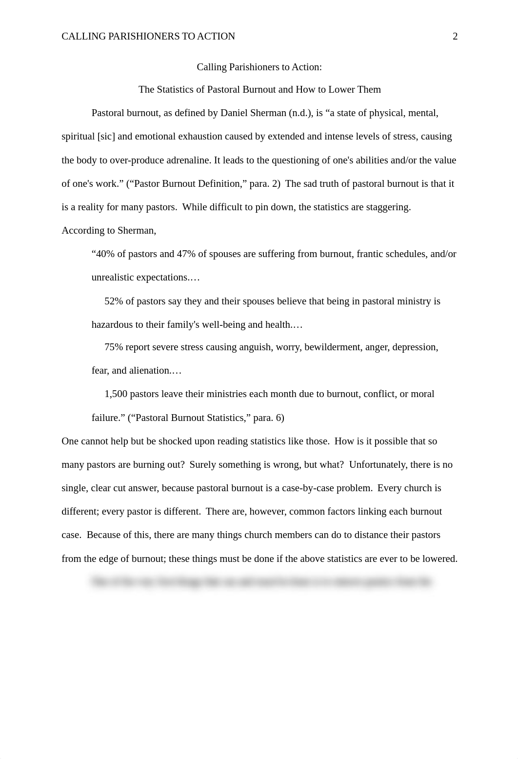 Calling Parishioners to Action - The Statistics of Pastoral Burnout and How to Lower Them_ Becca's c_drurn0jp3fg_page2