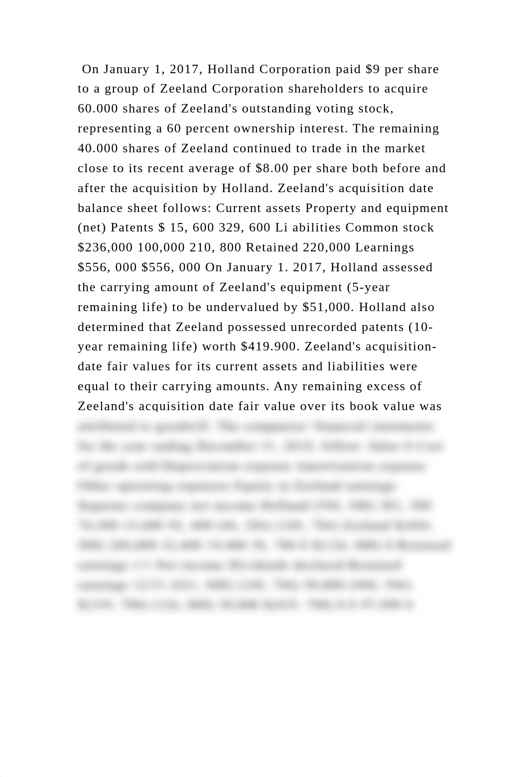 On January 1, 2017, Holland Corporation paid $9 per share to a group .docx_drv4qlxw2rd_page2