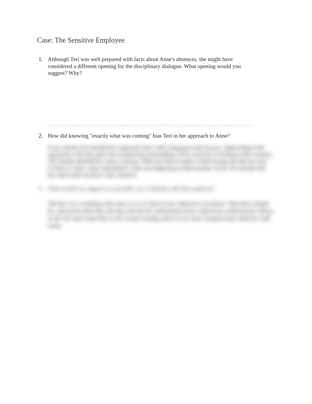 HIM 365  Chapter 21 Assignment Case -The Sensitive Employee.docx_drvloz5gdqr_page1
