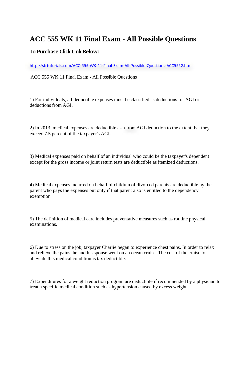 ACC 555 WK 11 Final Exam - All Possible Questions_drvoel564ra_page1